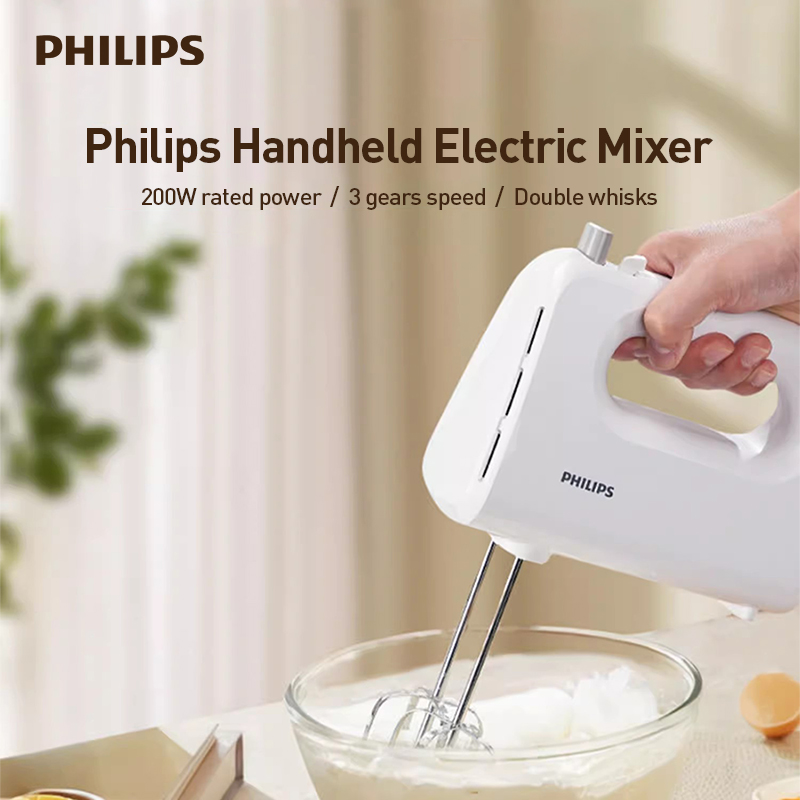 Kitchen Appliances Restaurant - 필립스 휴대용 전기 계란 비터 3단