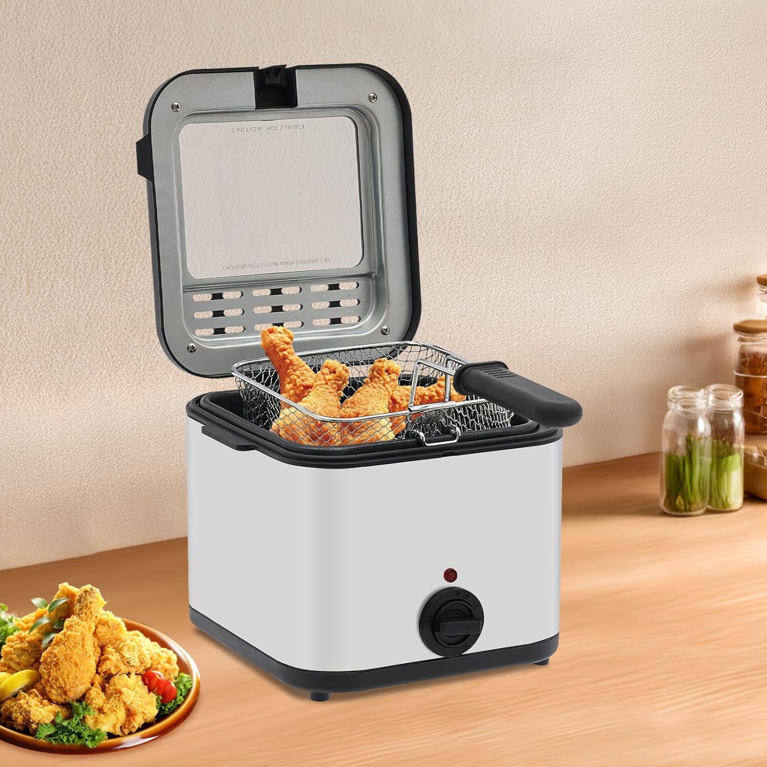 Kitchen Appliances For Home - 조리대용 전기 딥 프라이어, 2.64qt 1000W