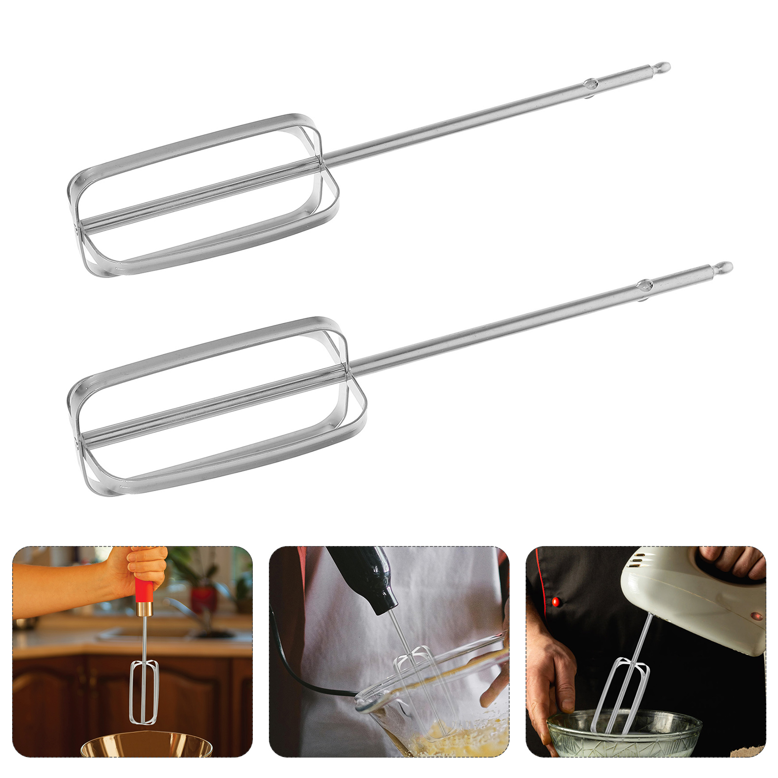 Kitchen Appliances Restaurant - 2 Pcs 스테인레스 스틸 핸드 믹서