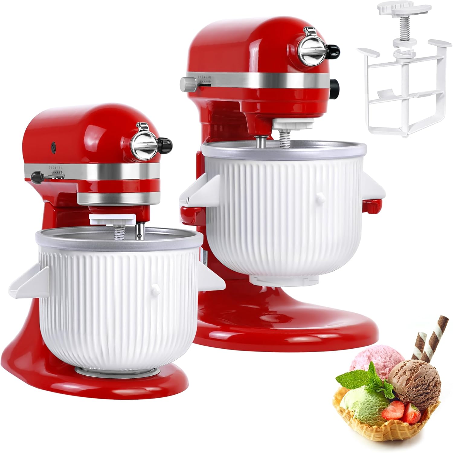 Stand Mixer Bowl - KitchenAid 스탠드 믹서용 아이스크림 메이커 부착물