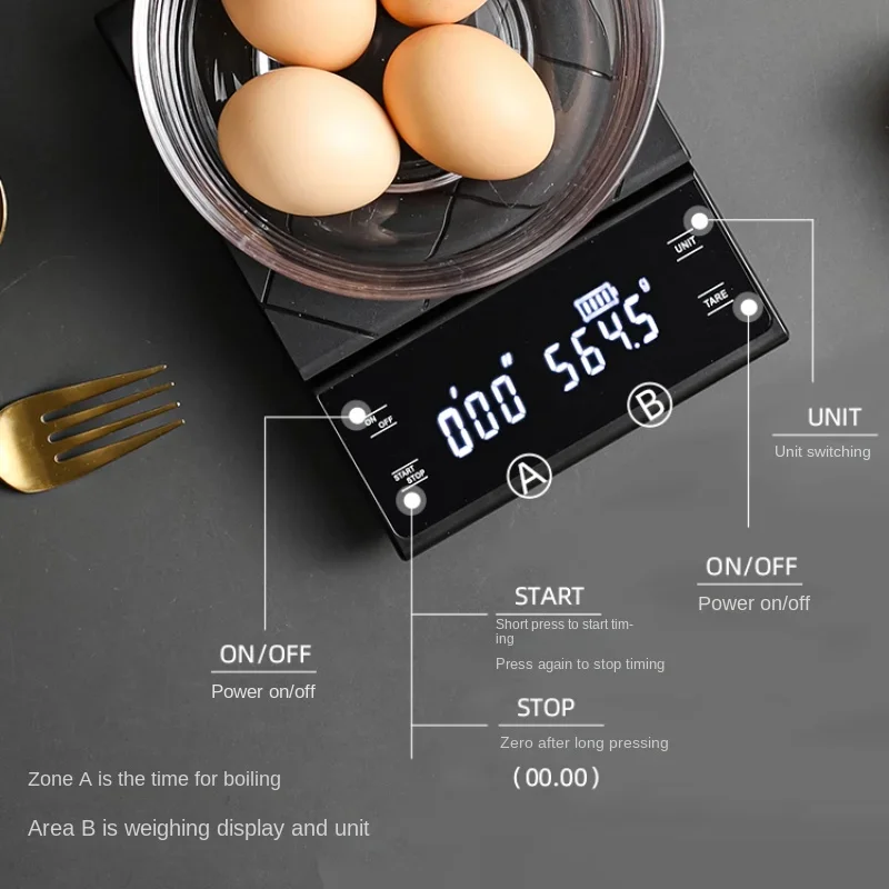 USB 충전식 주방 커피 저울 타이머 LED 디지털 온 - Kitchen Appliances Online 리뷰 및 가격