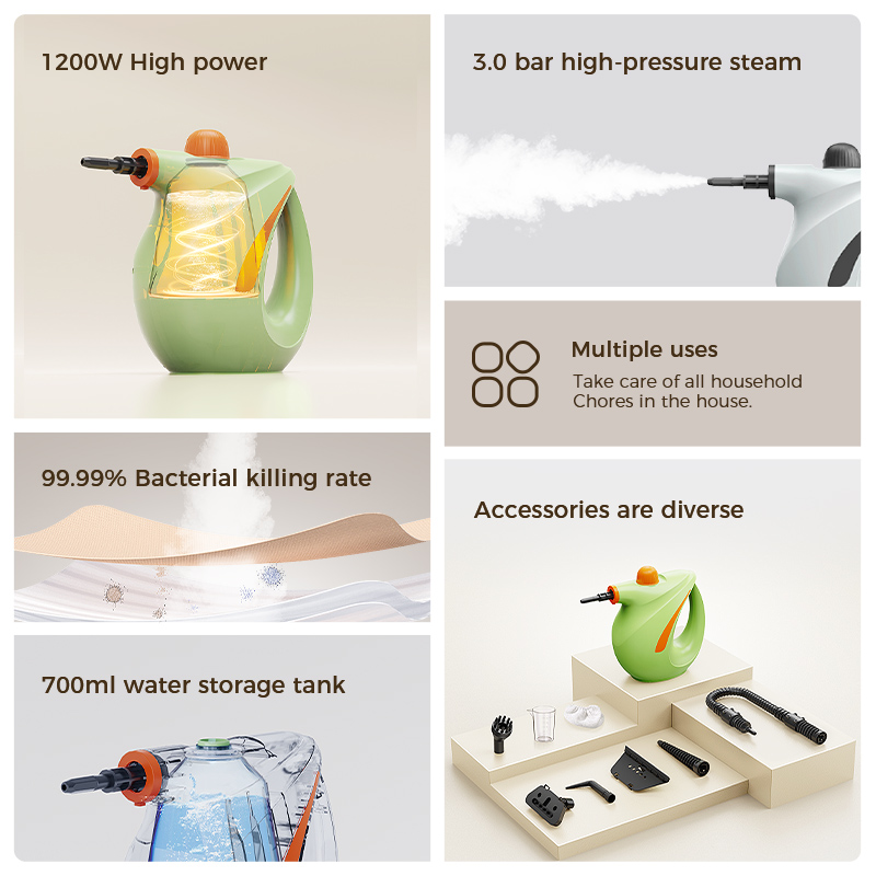 인기 판매 가전제품 스팀청소기 1200W 고온 에어컨  - Kitchen Appliances For Home 리뷰 및 가격