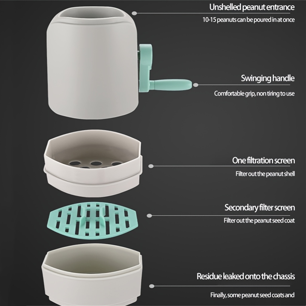 쉬운 청소 자동 땅콩 껍질 벗기기, 간편한 너트 크래커 - Kitchen Appliances Online 리뷰 및 가격