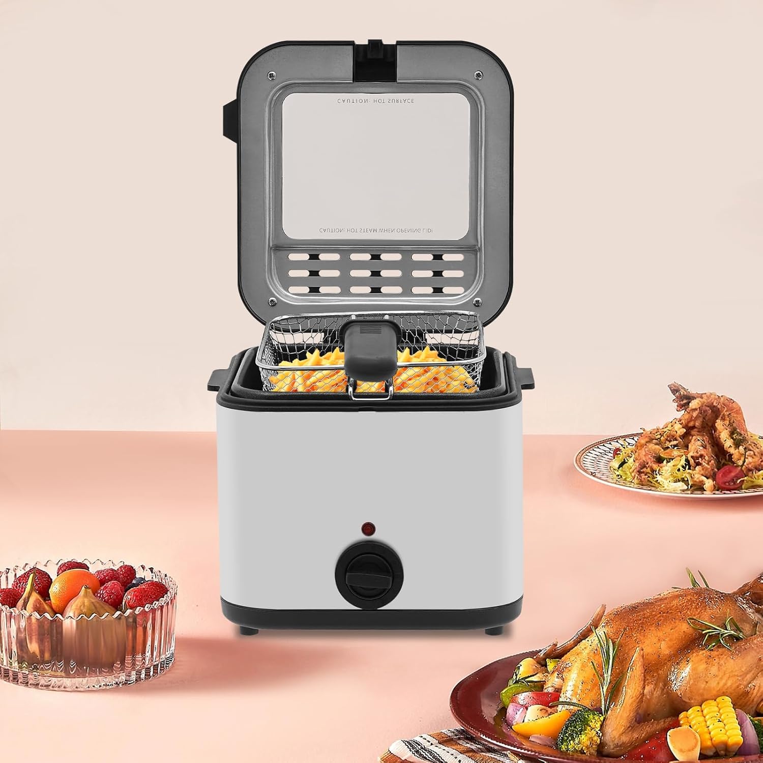 조리대용 전기 딥 프라이어, 2.64qt 1000W 스 - Kitchen Appliances For Home 리뷰 및 가격
