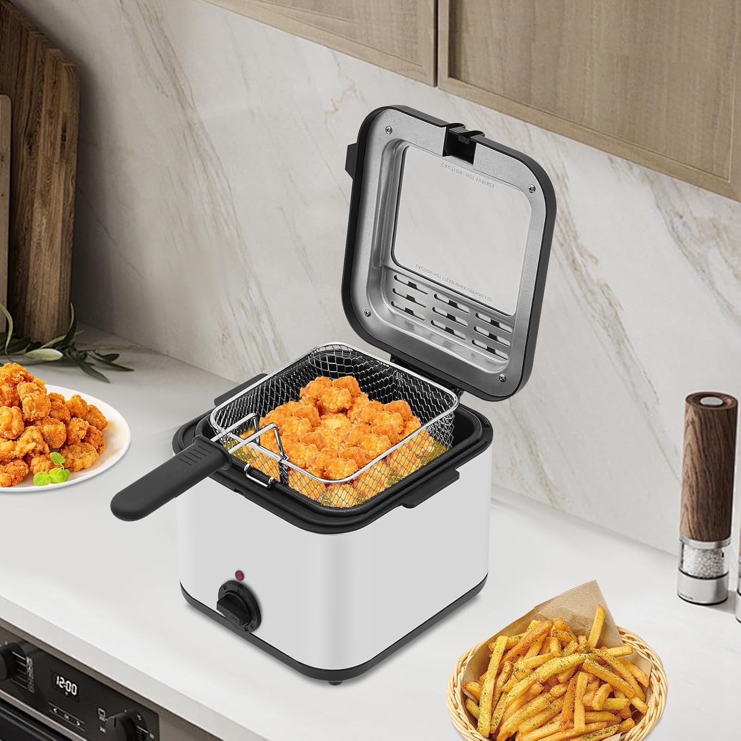 조리대용 전기 딥 프라이어, 2.64qt 1000W 스 - Kitchen Appliances For Home 리뷰 및 가격