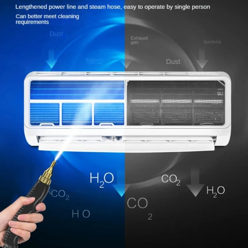 1500W 스팀 청소기 고온 제트 세탁기 주방 에어컨  - Kitchen Appliances For Home 리뷰 및 가격